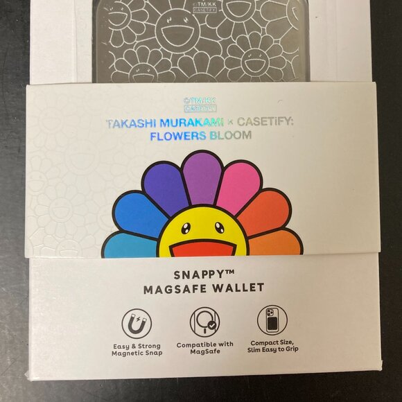 Takashi Murakami Casetify Snappy Cardholder Stand, Mirror finish, NEW authentic!